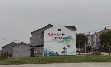 张家港新农村墙绘